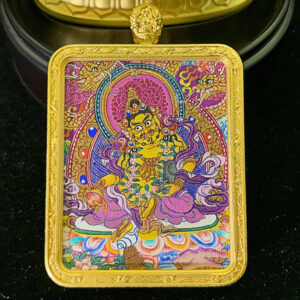 Hand-painted Miniature Thangka Shrine: Sacred Art for Modern Spiritual Spaces